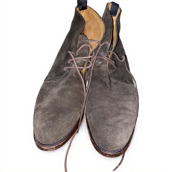 Yanko chukka boots in a dark brown suede from Spain Size 39 (6) - Picture 4 of 10